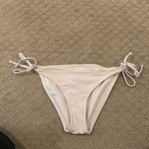 white bathing suit bottoms